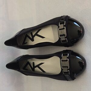 NEW Anne Klein Sport Wedge Black Shoes Size 6 M New In Box